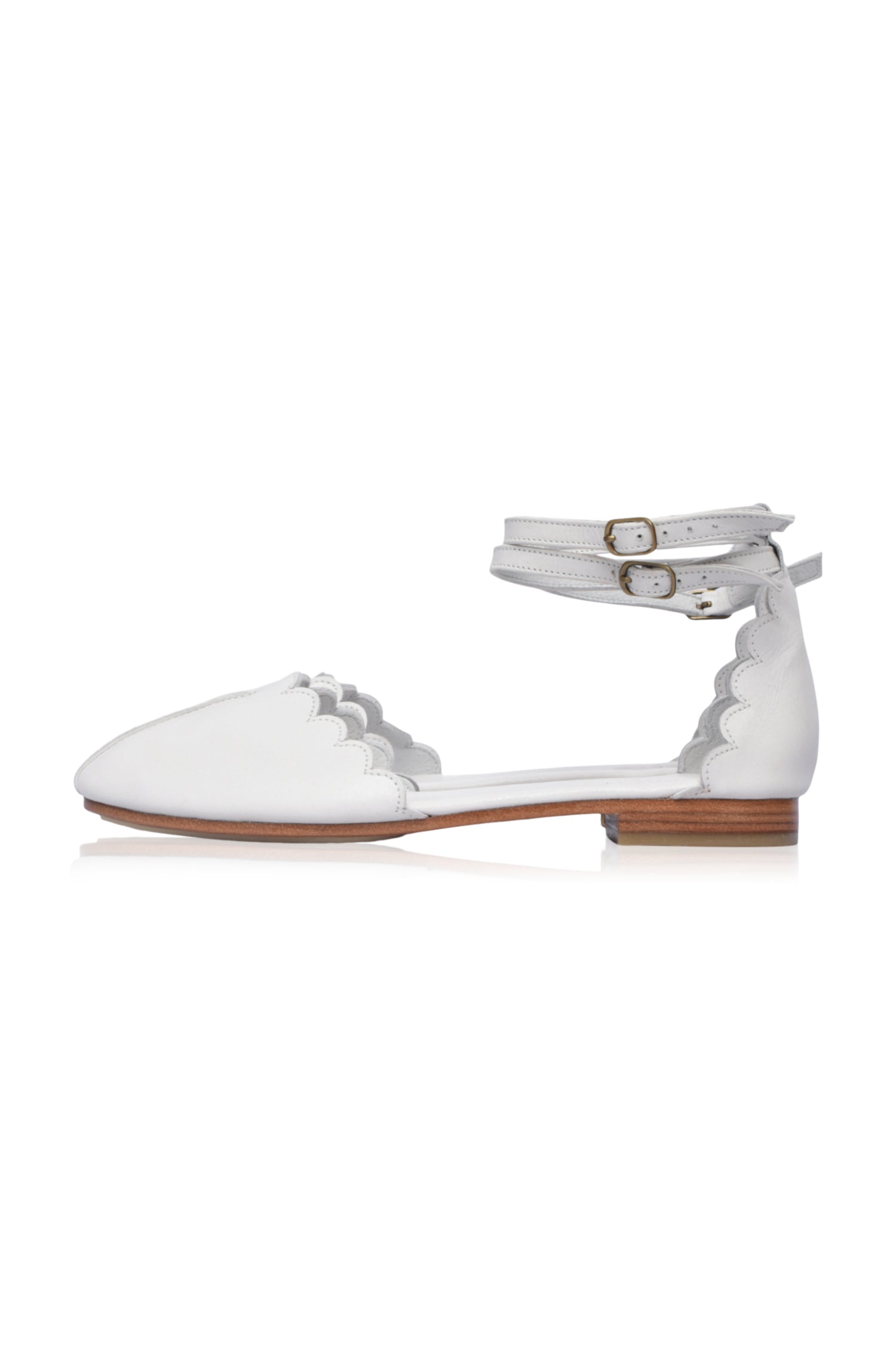 Buy Venus Leather Flats by ELF