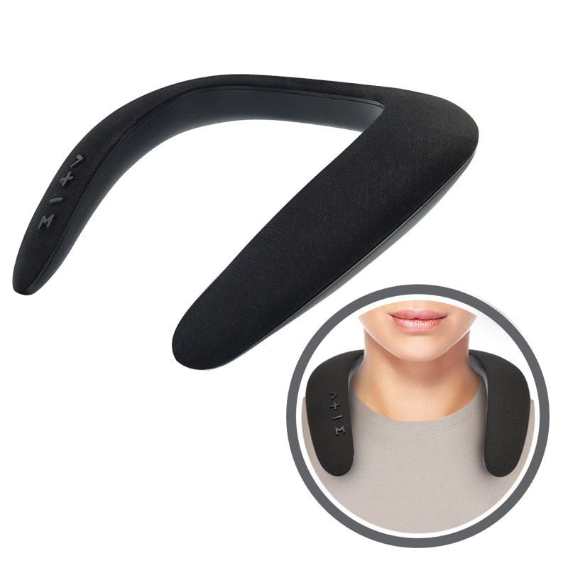 Buy Portable Bluetooth Neckband Dual Speakers by Faz