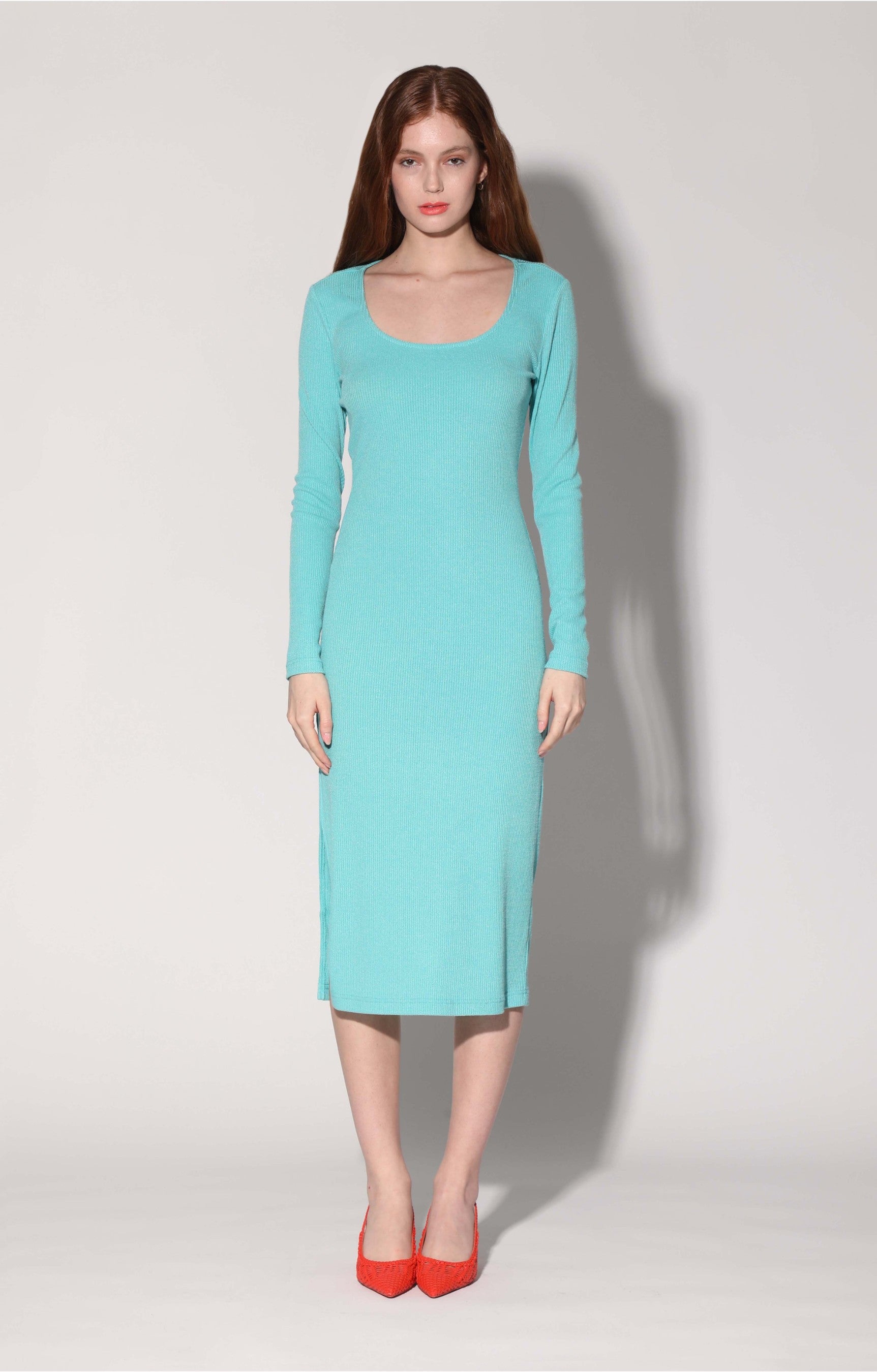 Buy Jolene Dress, Aqua by Walter Baker