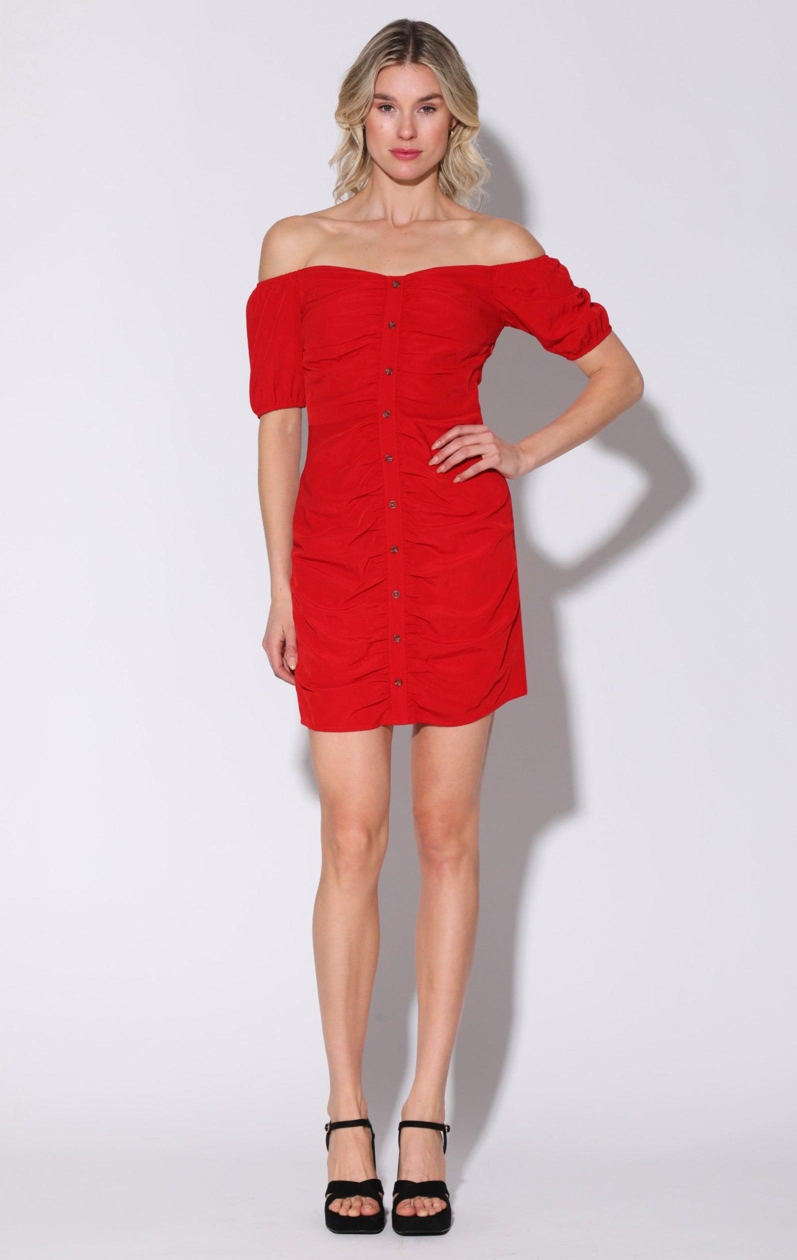 Buy Odette Dress, Red by Walter Baker