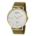 Buy Arvo Awristacrat Watch - Gold - Gold Mesh Band by Arvo