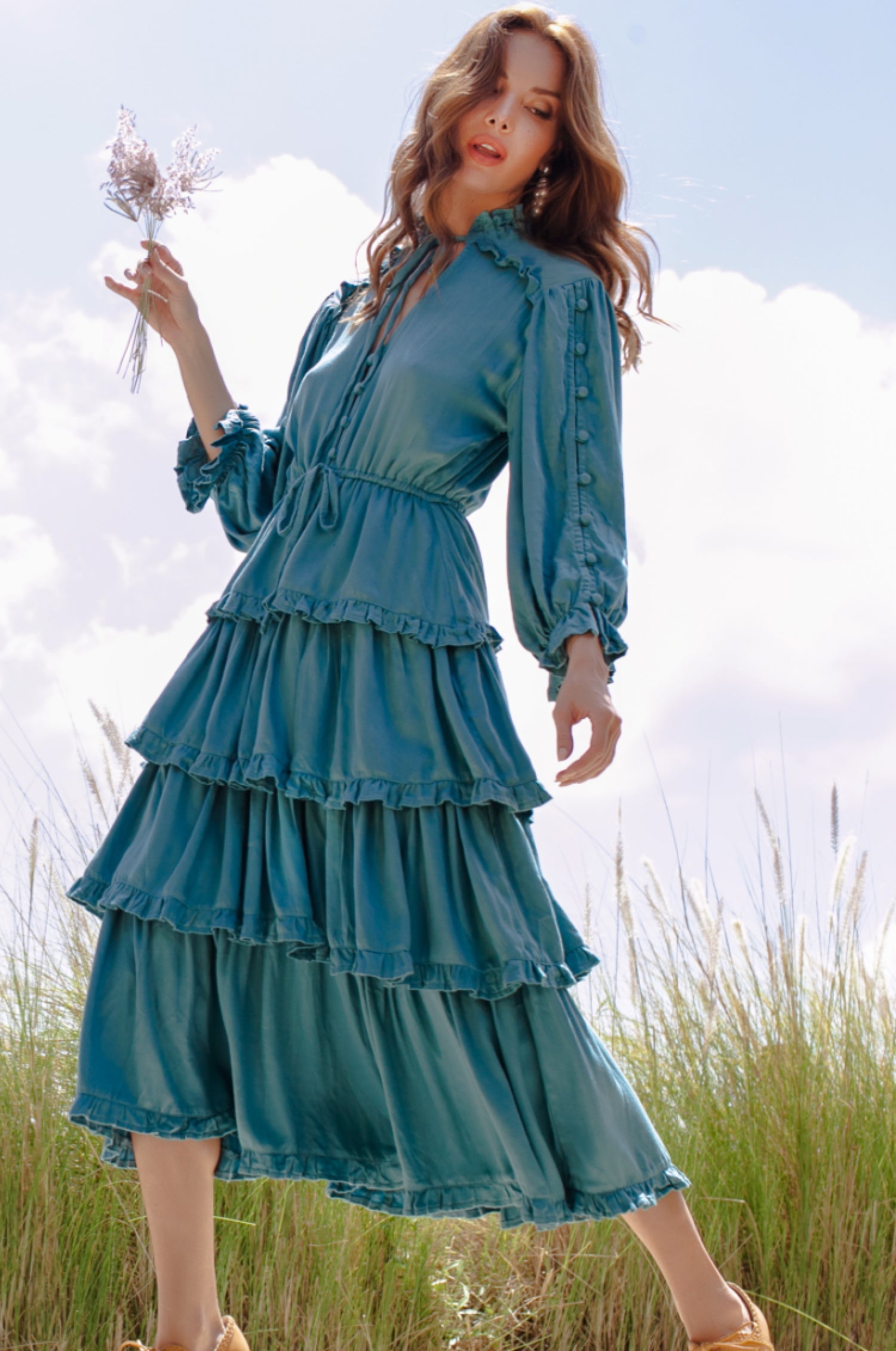 Buy Wild West Midi Dress by ELF