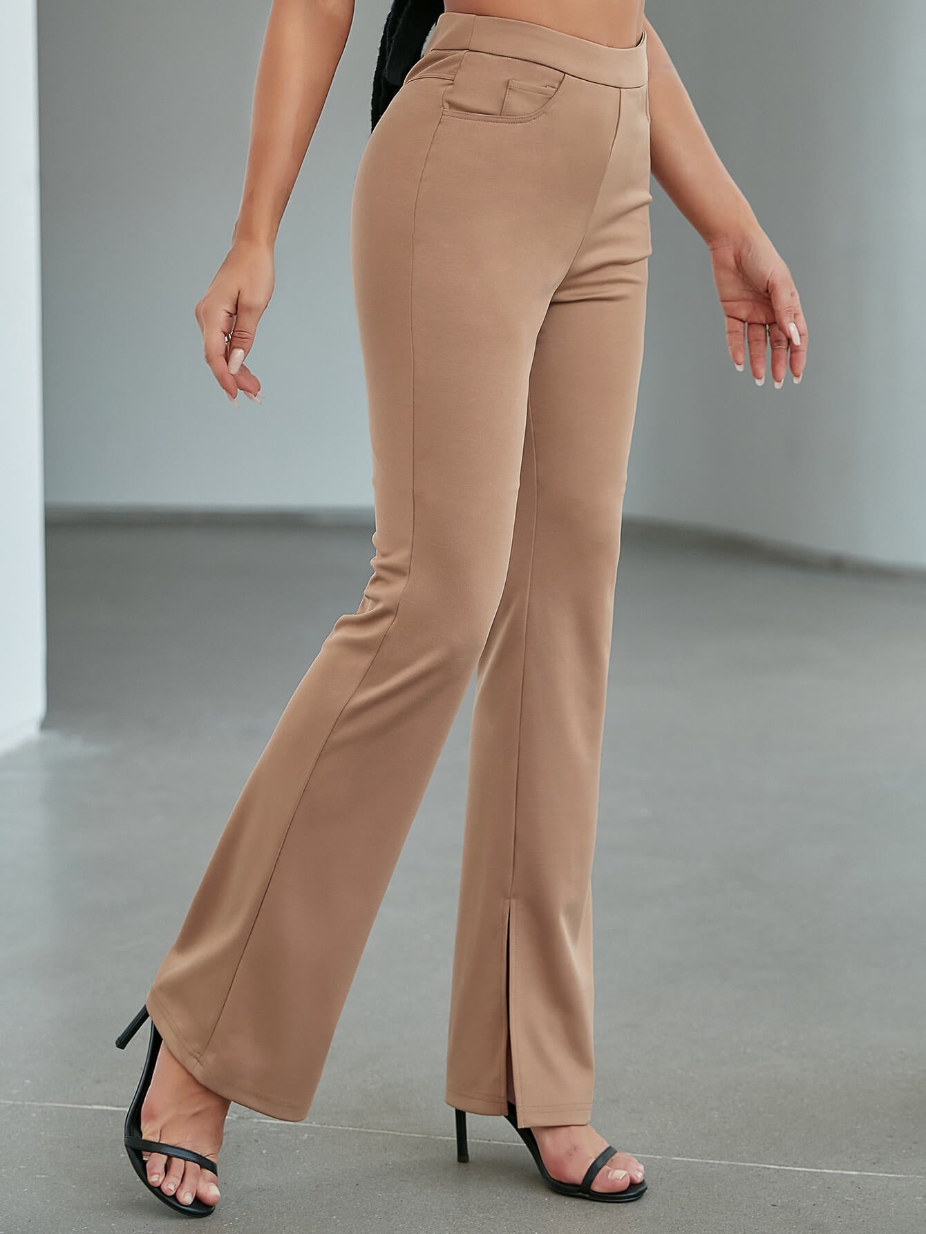 Buy Slit Ankle Pants with Pockets by Tran.scend
