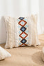 Buy 2 Styles Embroidered Fringe Detail Pillow Cover by Faz