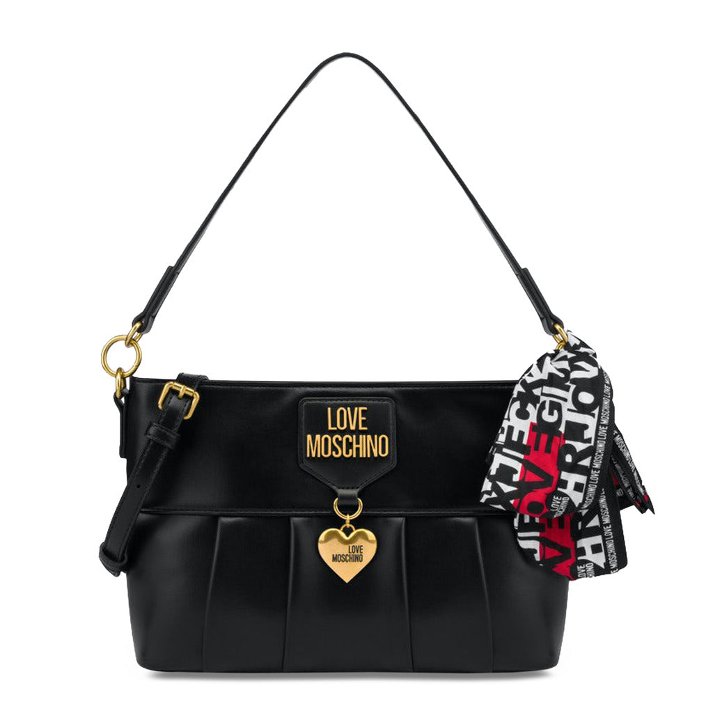 Buy Love Moschino Logo-plaque Zipped Shoulder Bag by Love Moschino