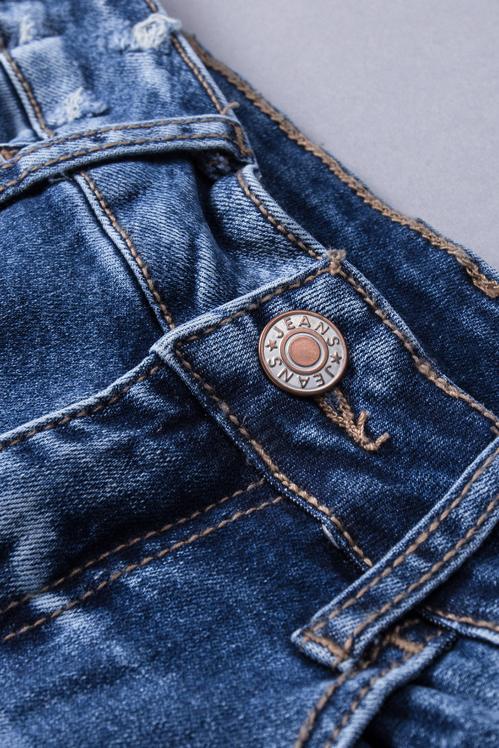 Buy Distressed Flared Jeans with Pockets by Faz