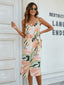 Buy Printed Tie-Waist Spaghetti Strap Dress by Faz