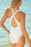 Buy Crisscross Back One-Piece Swimsuit by Faz