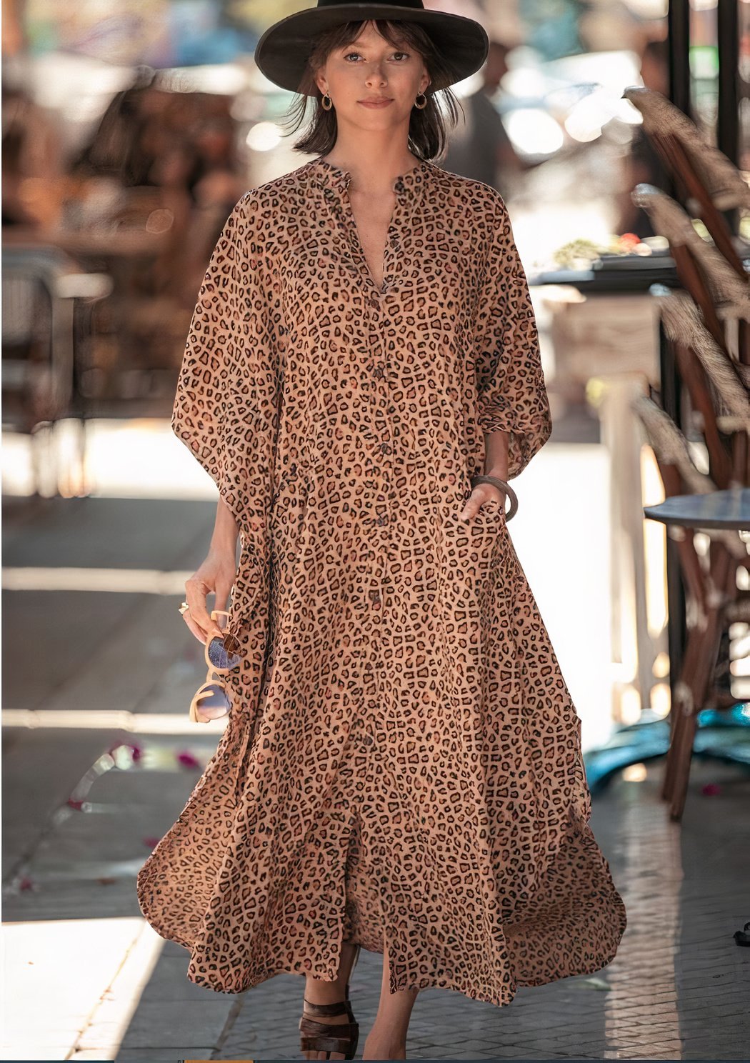 Buy Wide Dress Cheetah by ClaudiaG Collection