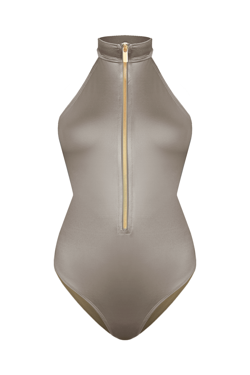 Buy Cleo High Neck Zipper Swimsuit by Ladiesse