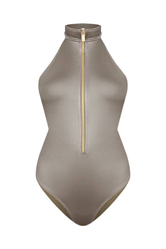 Buy Cleo High Neck Zipper Swimsuit by Ladiesse