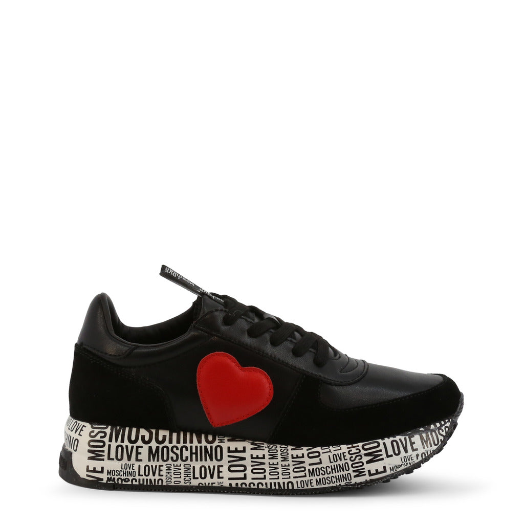 Love Moschino Round Toe Low Top Sneakers
