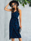 Buy Printed Tie-Waist Spaghetti Strap Dress by Faz