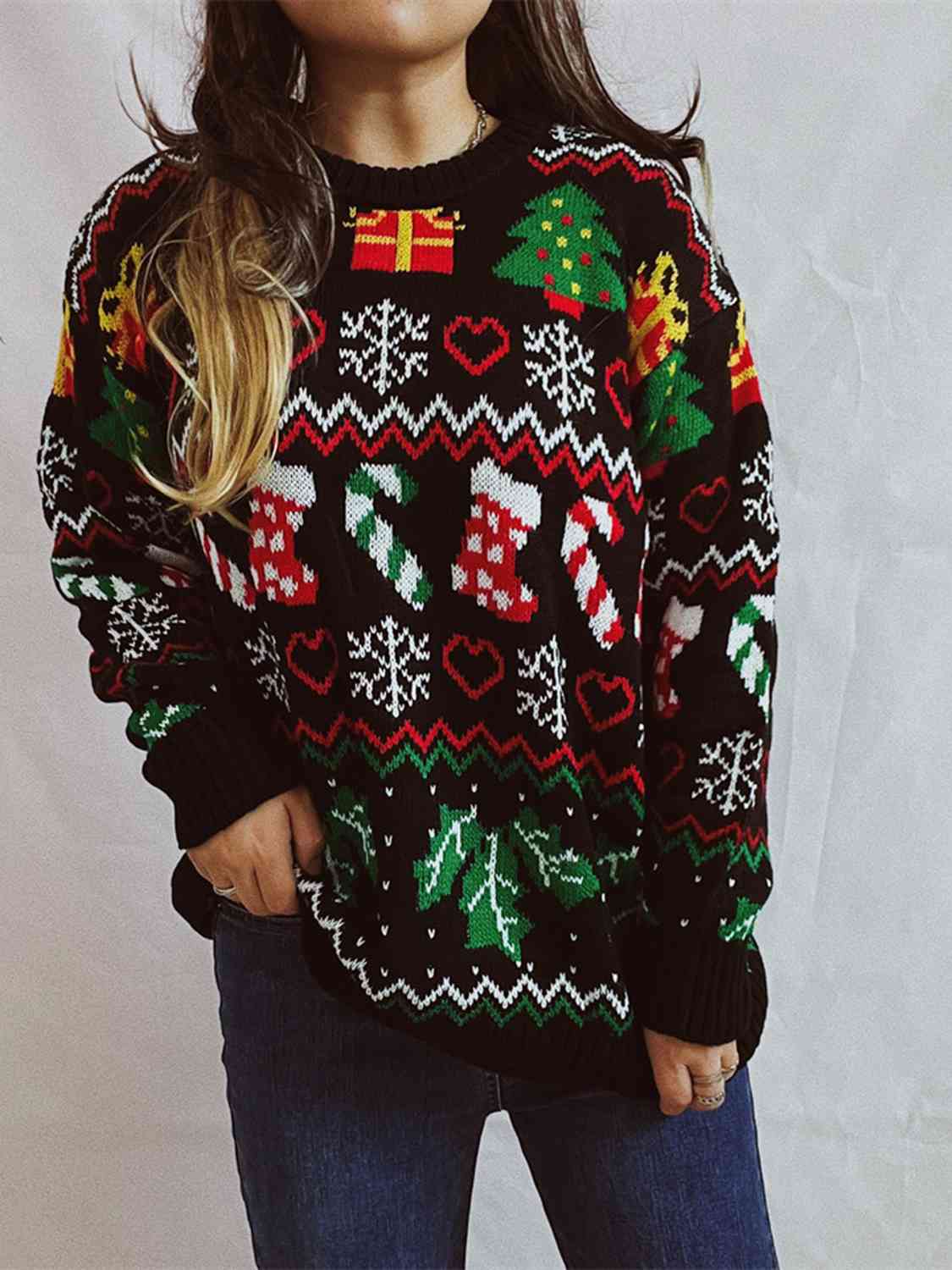 Buy Christmas Element Sweater by Faz