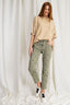 Buy Easel Star Print Distressed Stretch Twill Washed Chino Pants by Sensual Fashion Boutique by Sensual Fashion Boutique