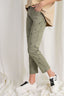 Buy Easel Star Print Distressed Stretch Twill Washed Chino Pants by Sensual Fashion Boutique by Sensual Fashion Boutique