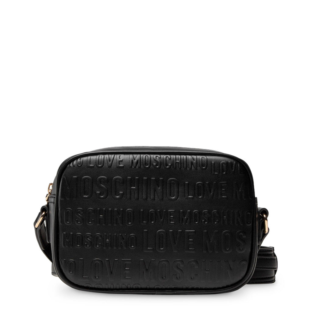 Buy Love Moschino Embossed Logo Zipped Crossbody Bag by Love Moschino