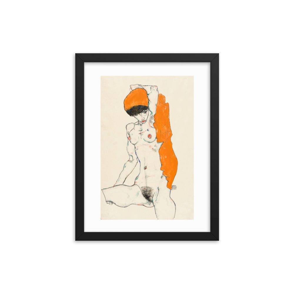 Buy Vulgar Naked Woman Wall Art Print by Faz