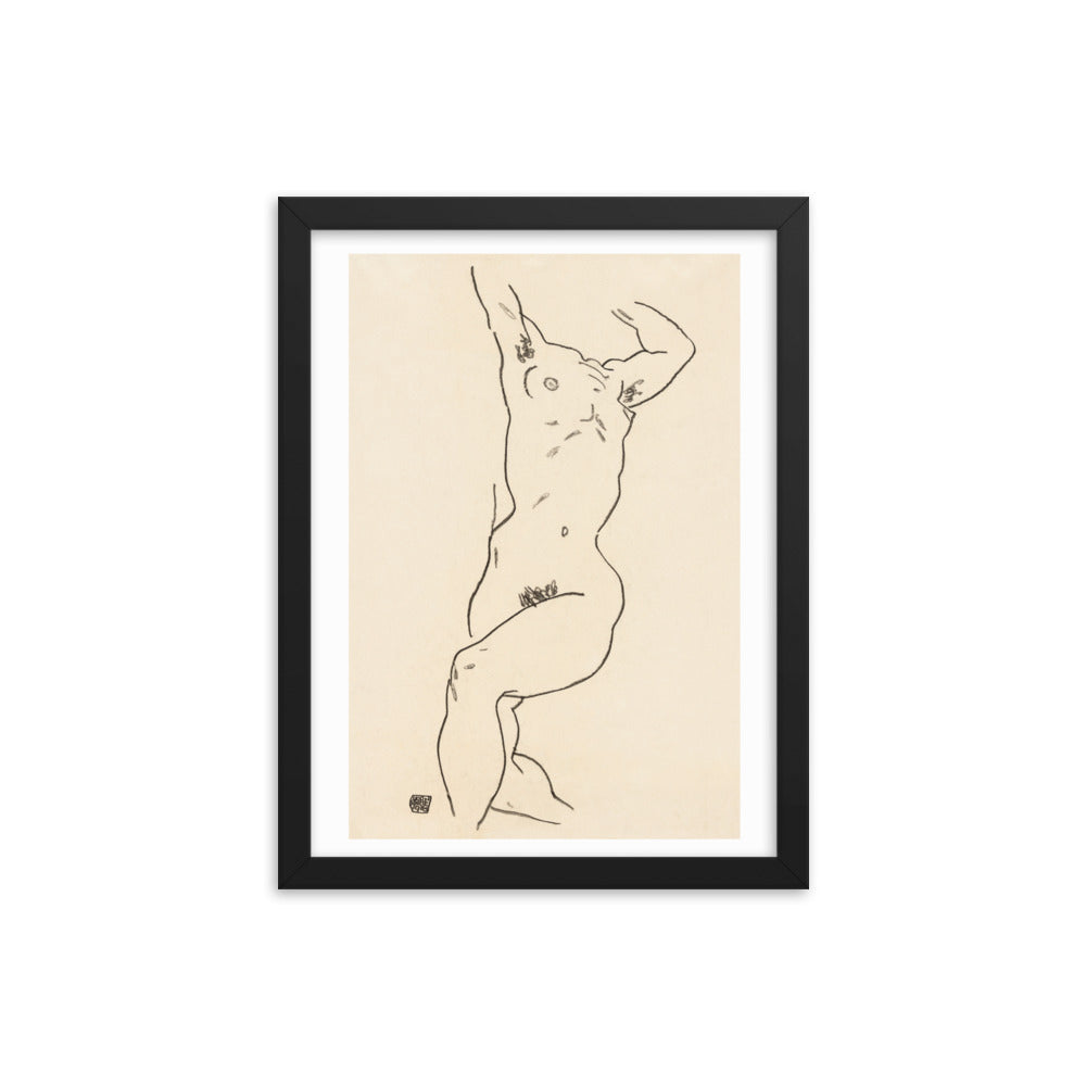 Buy Torso of a Nude Wall Art Print by Faz