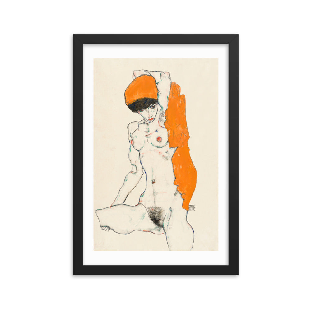 Buy Vulgar Naked Woman Wall Art Print by Faz