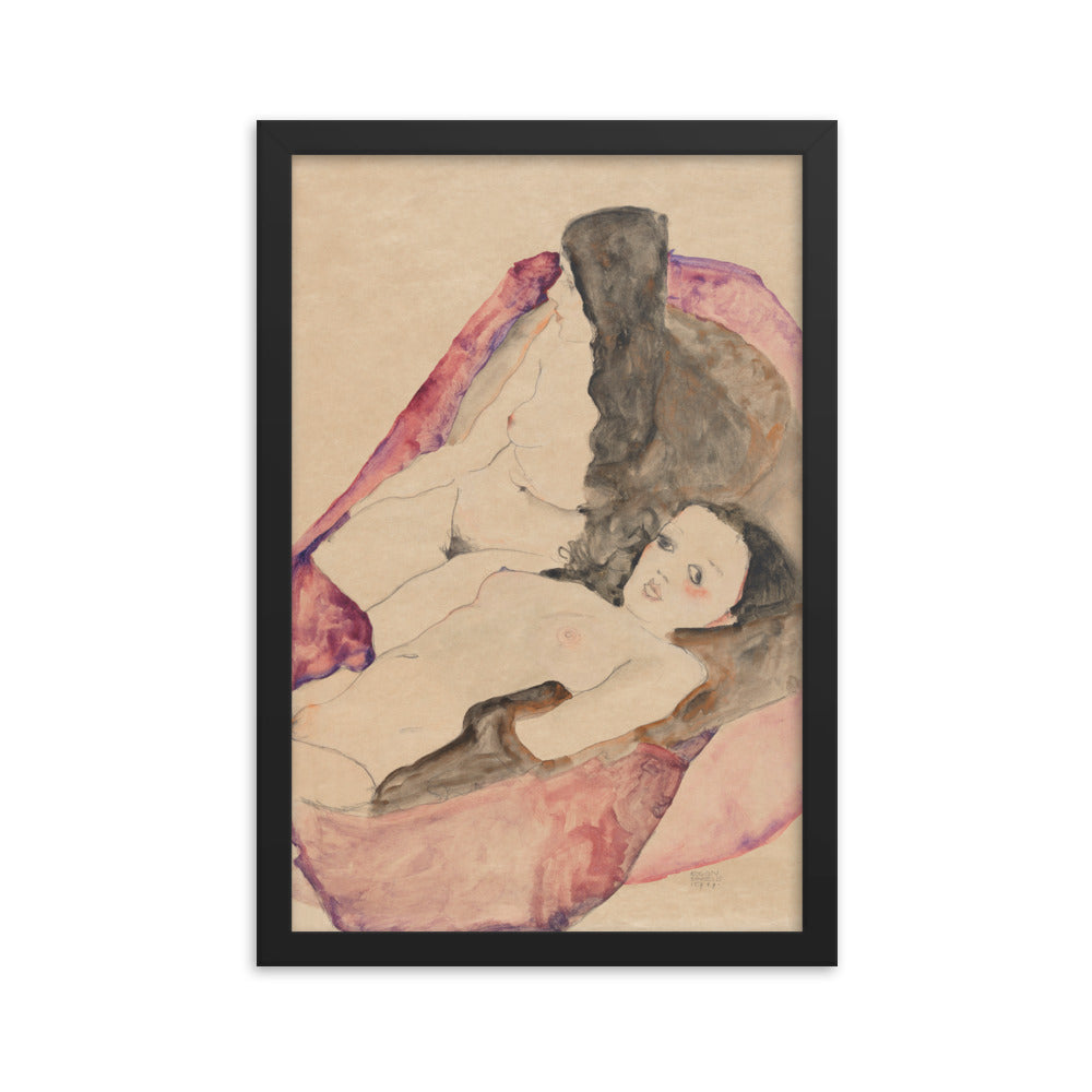 Buy Naked Women Posing Sexually Wall Art Print by Faz