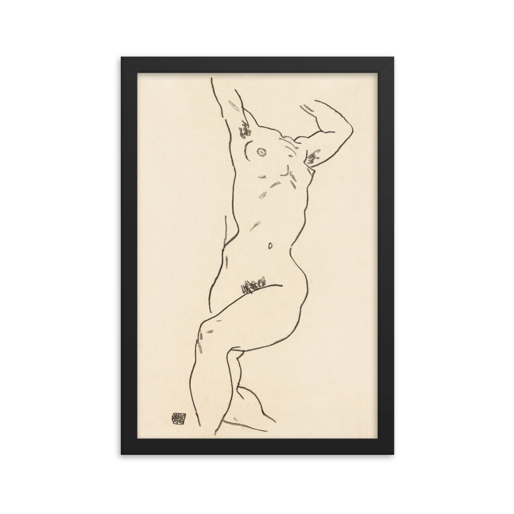 Buy Torso of a Nude Wall Art Print by Faz