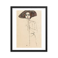 Buy Portrait of a Woman Wall Art Print by Faz
