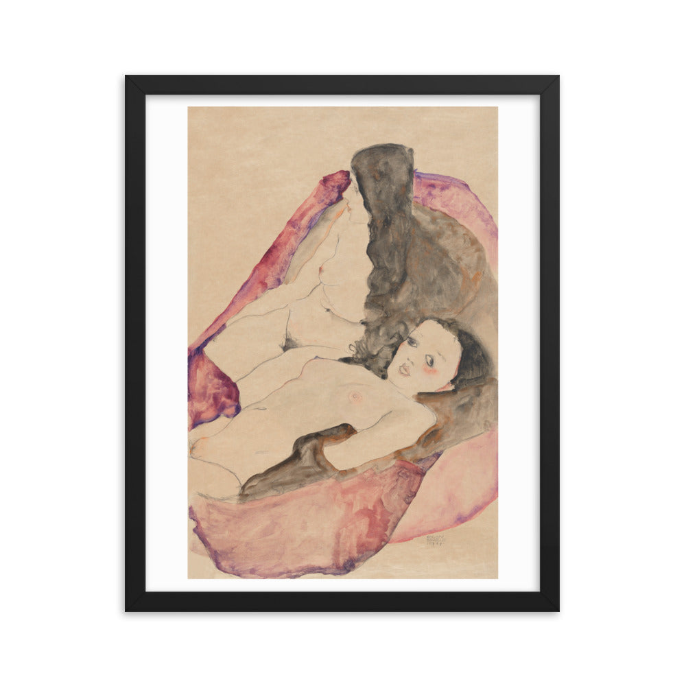 Buy Naked Women Posing Sexually Wall Art Print by Faz