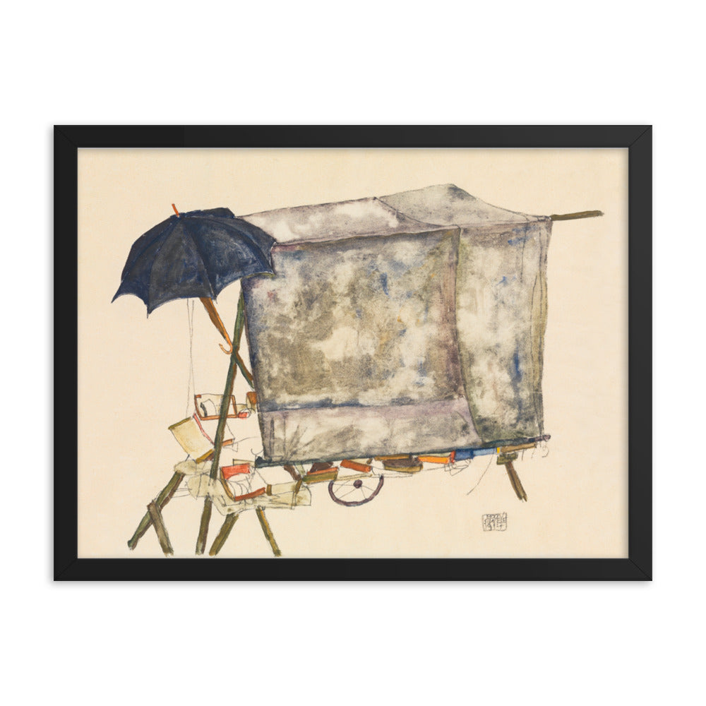 Buy Street Cart Wall Art Print by Faz
