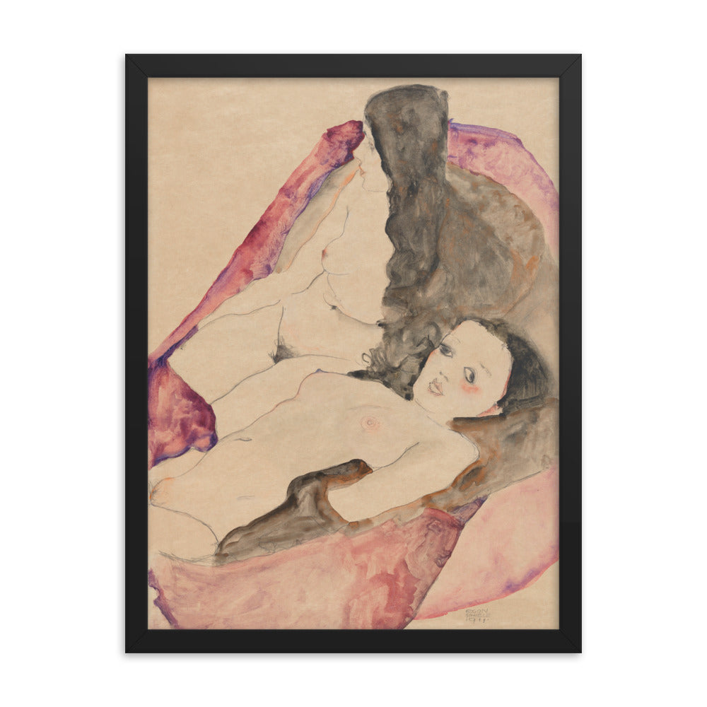 Buy Naked Women Posing Sexually Wall Art Print by Faz