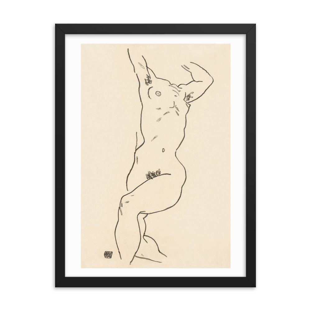Buy Torso of a Nude Wall Art Print by Faz