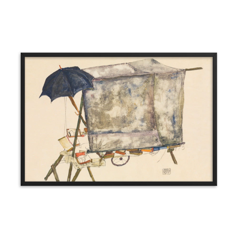 Buy Street Cart Wall Art Print by Faz