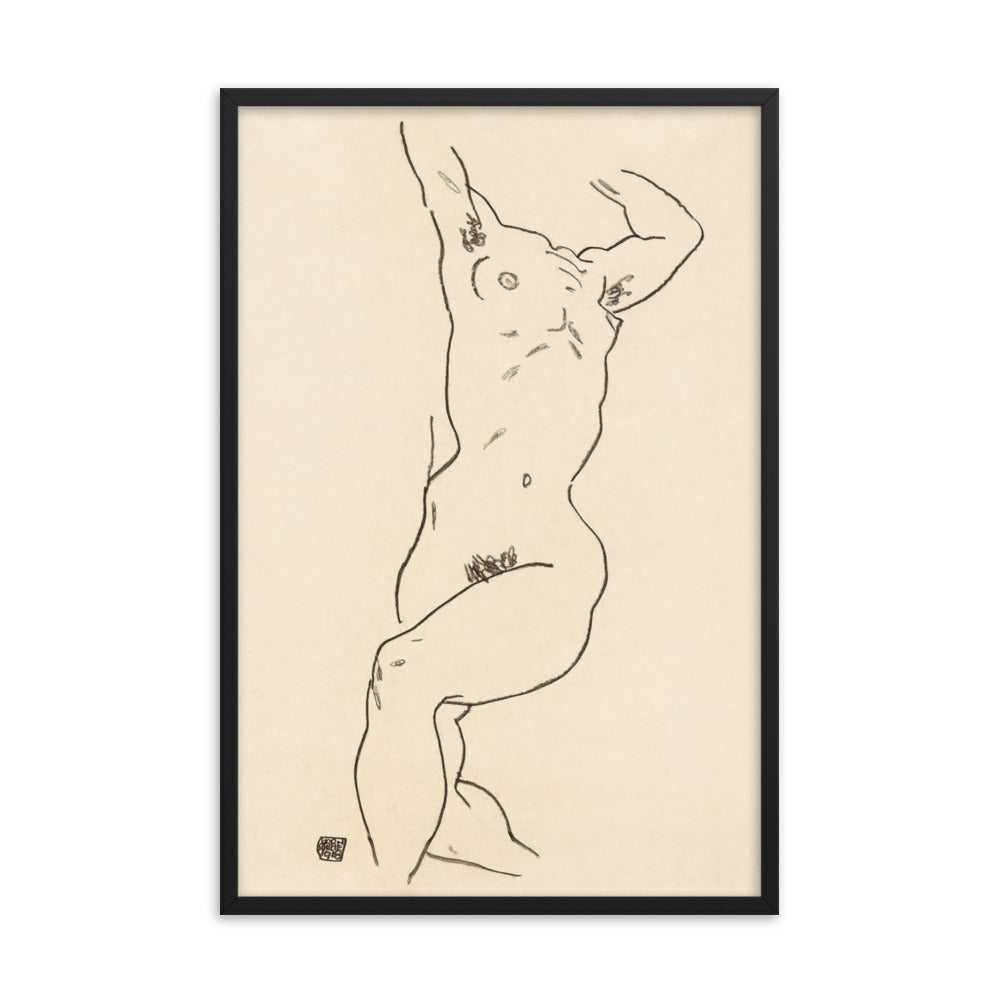 Buy Torso of a Nude Wall Art Print by Faz