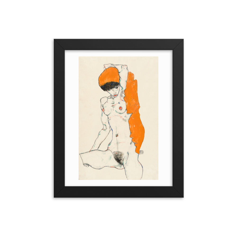 Buy Vulgar Naked Woman Wall Art Print by Faz