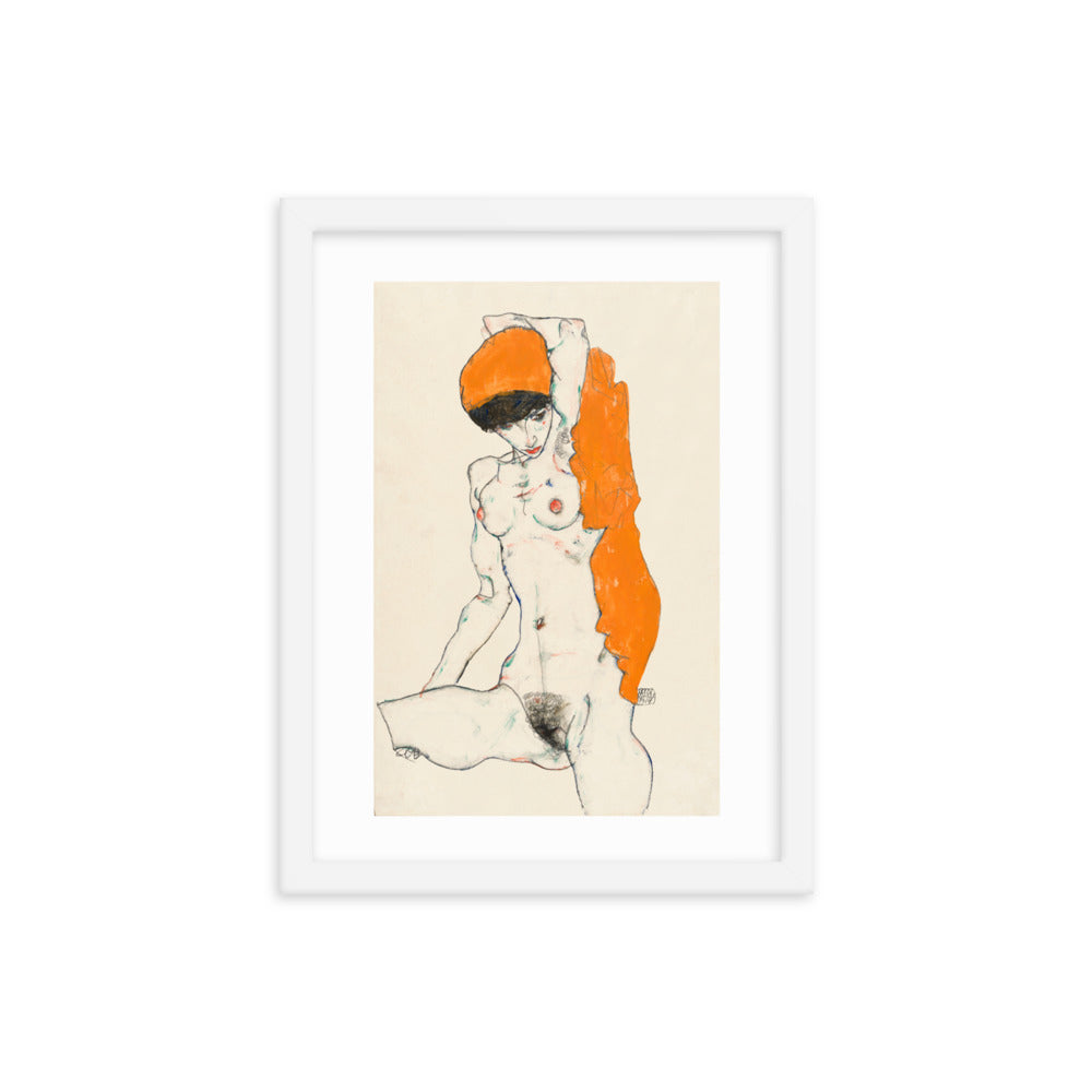Buy Vulgar Naked Woman Wall Art Print by Faz