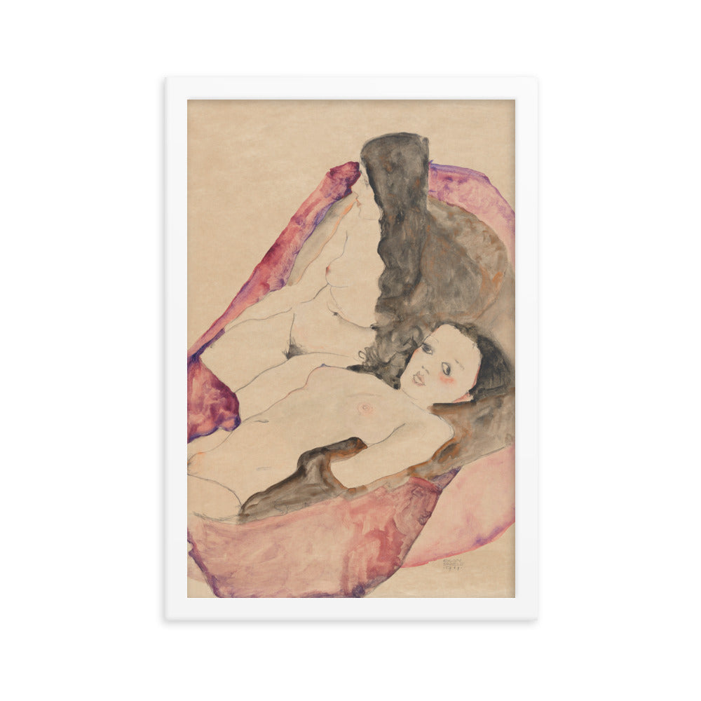 Buy Naked Women Posing Sexually Wall Art Print by Faz