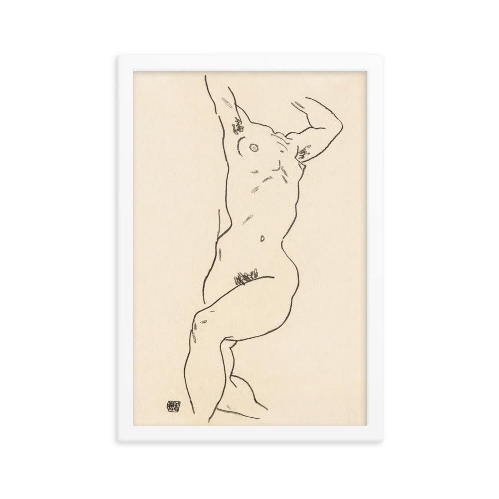 Buy Torso of a Nude Wall Art Print by Faz