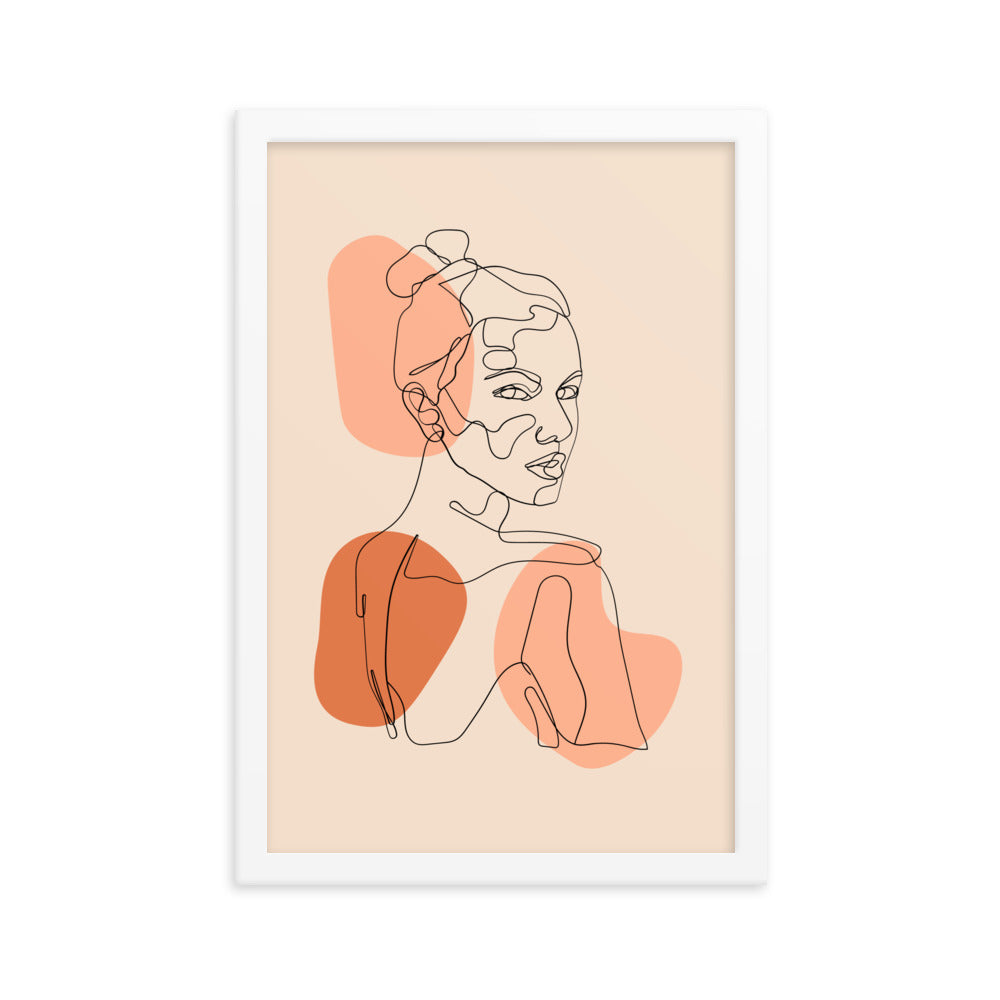 Buy Boho Design Woman Wall Art Print by Faz