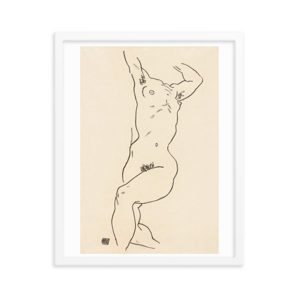 Buy Torso of a Nude Wall Art Print by Faz