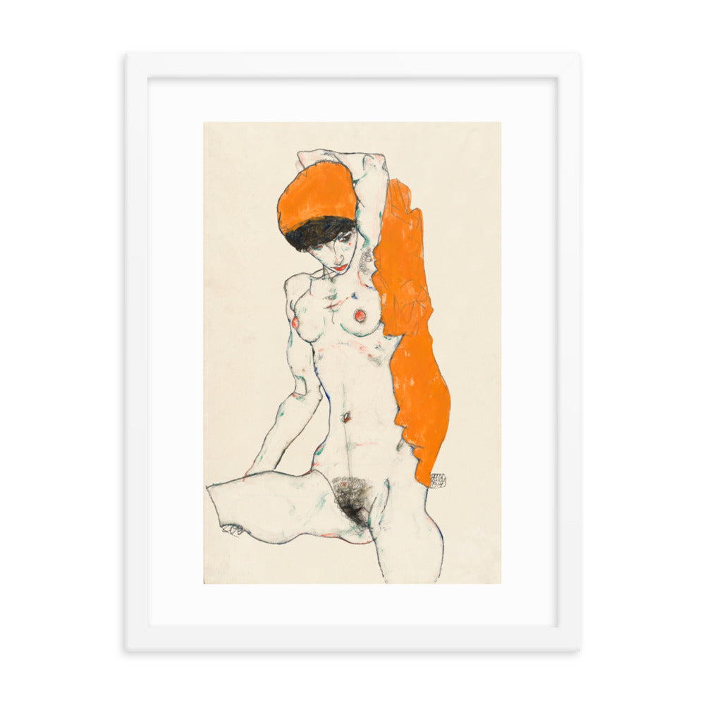Buy Vulgar Naked Woman Wall Art Print by Faz