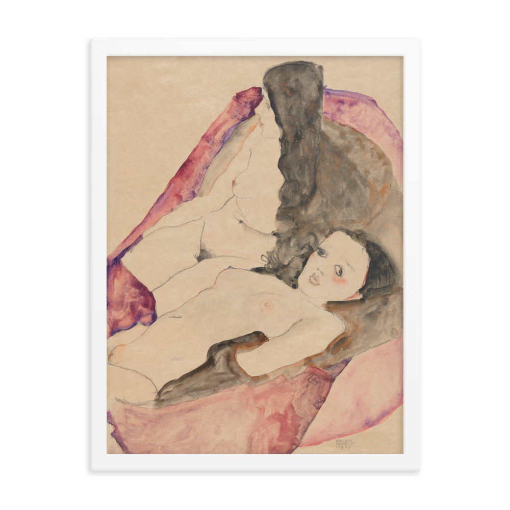 Buy Naked Women Posing Sexually Wall Art Print by Faz