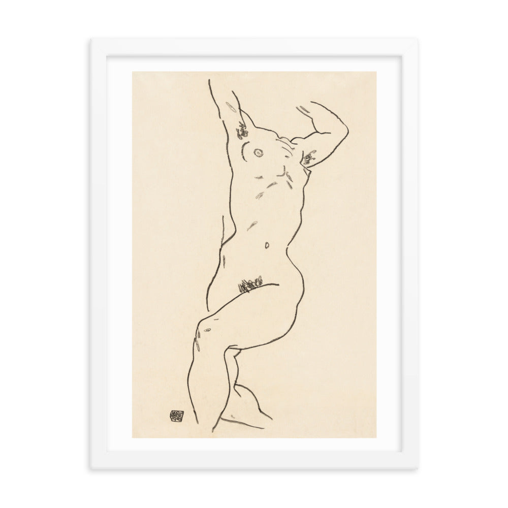 Buy Torso of a Nude Wall Art Print by Faz