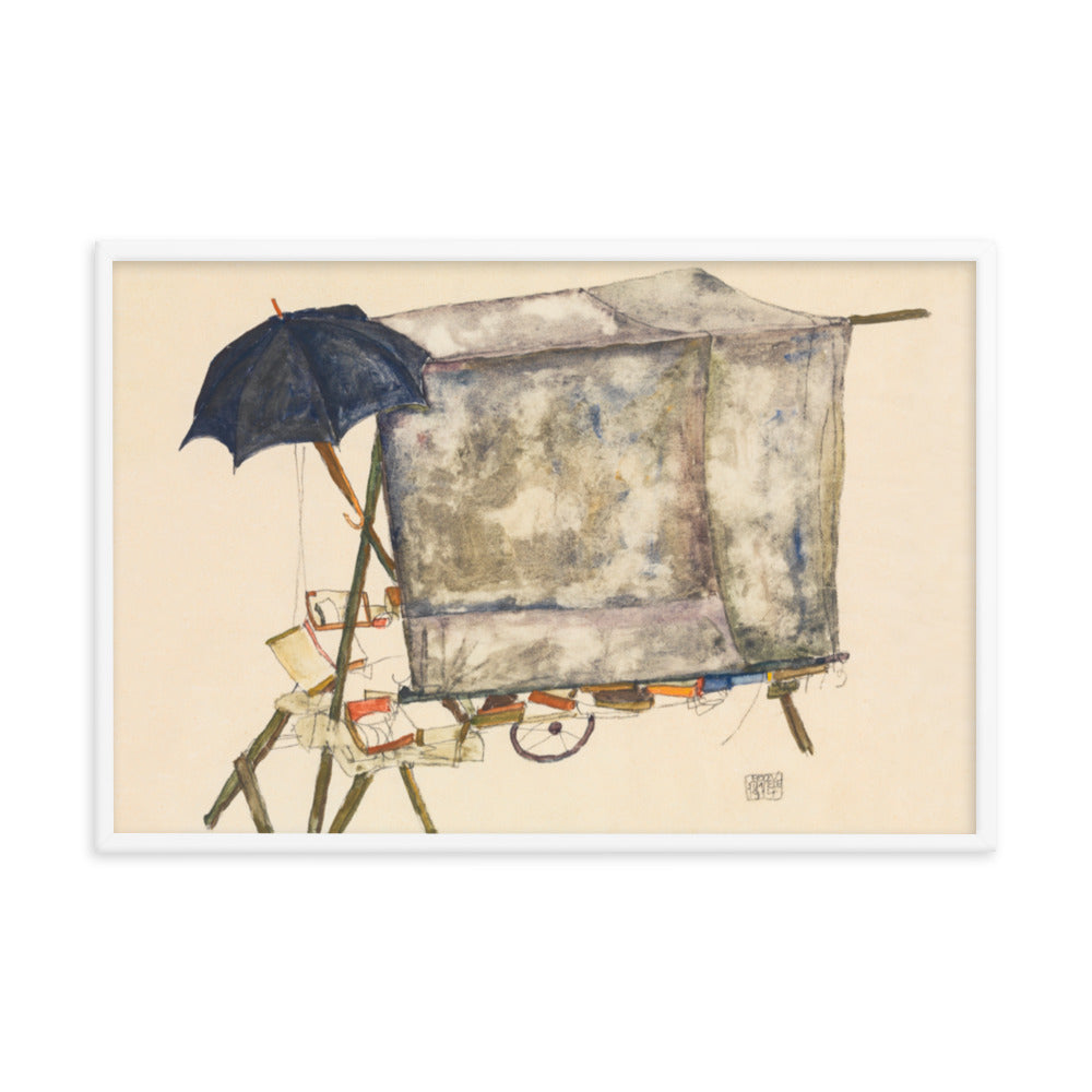 Buy Street Cart Wall Art Print by Faz