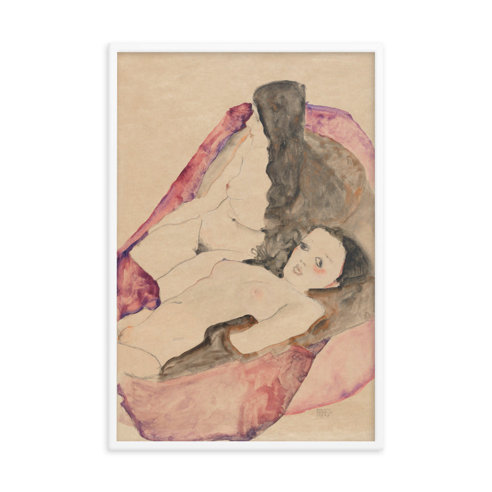 Buy Naked Women Posing Sexually Wall Art Print by Faz