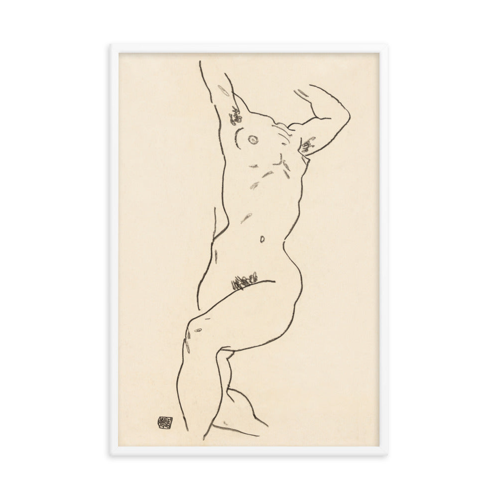 Buy Torso of a Nude Wall Art Print by Faz