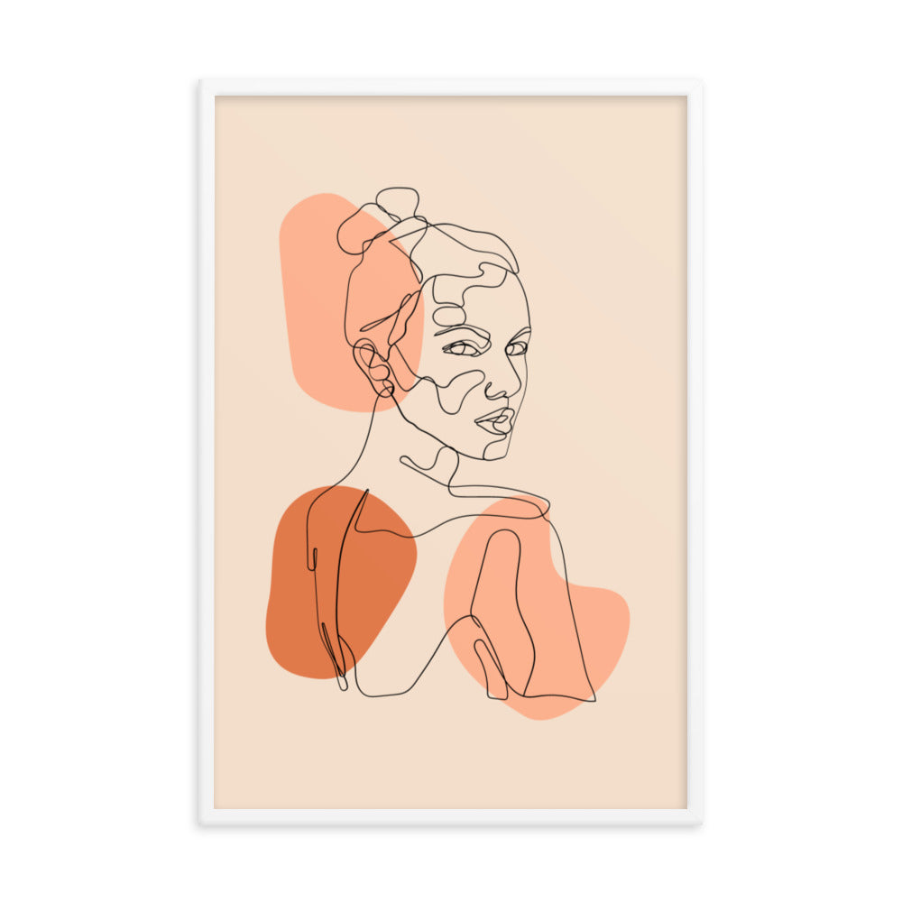 Buy Boho Design Woman Wall Art Print by Faz