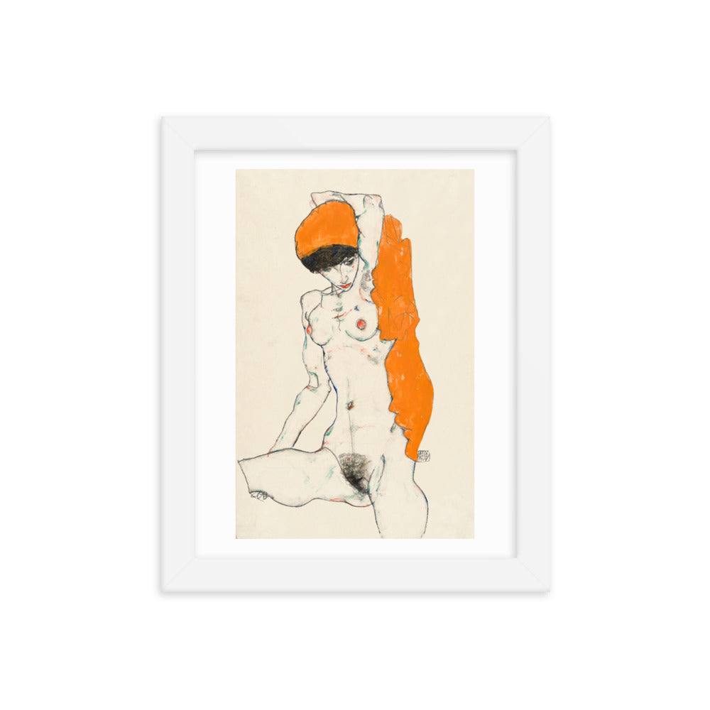 Buy Vulgar Naked Woman Wall Art Print by Faz