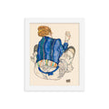 Buy Seated Woman, Back View Wall Art Print by Faz