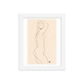 Buy Naked Woman Backview Wall Art Print by Faz