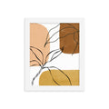 Buy Leaf Boho Wall Art Print by Faz